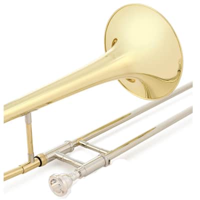 Blessing Tenor Bb Trombone, .500 Bore, Clear Lacquer, Outfit image 3