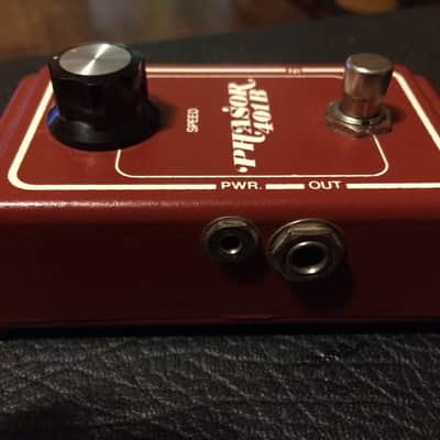 DOD Phasor 401B ** Script Design ; MORE ELUSIVE THAN 401 / MXR Phase 90! ** 1970s Burgundy & White image 5