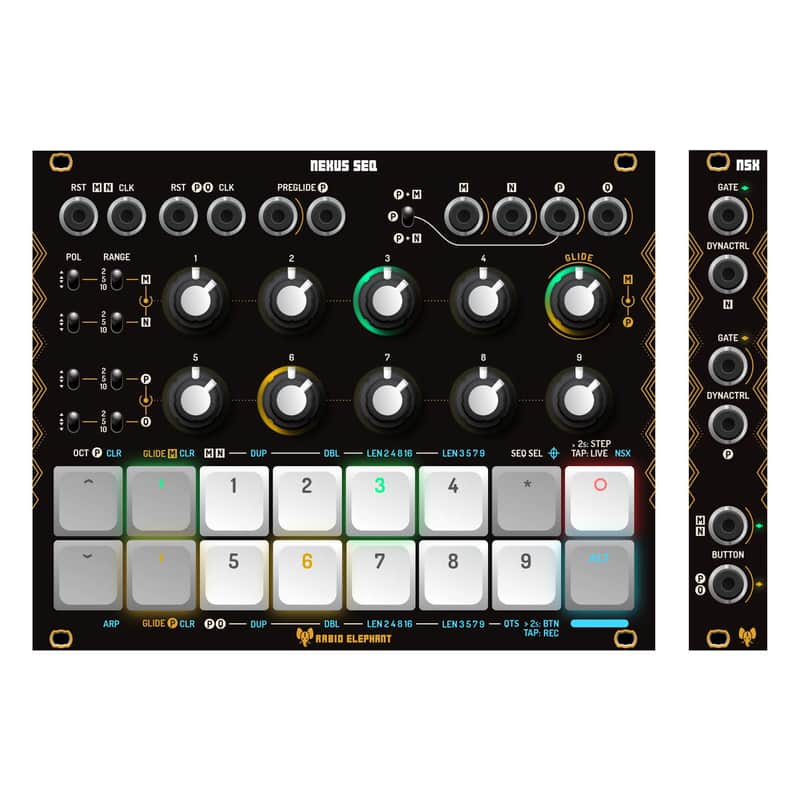 Rabid Elephant Nexus Seq Eurorack Sequencer + NSX Expander Bundle image 1