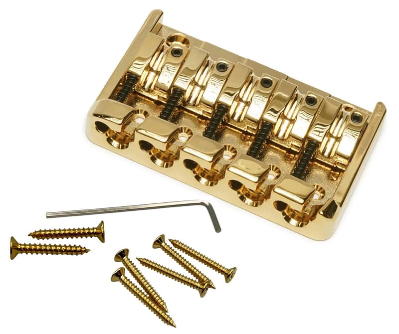 Ibanez B305 5-String Bass Bridge, 2BB4ACA028 - GOLD image 1