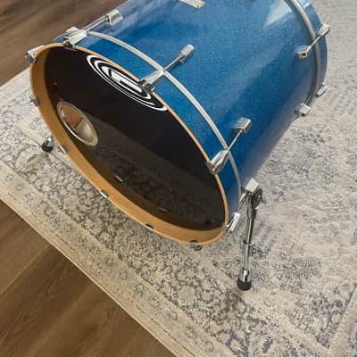 OCDP Custom Drum Set - Blue Glass Sparkle image 4