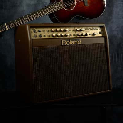 Roland AC-100 Acoustic Chorus 2-Channel 100-Watt 1x12" / 2x5" Acoustic Guitar Combo 1995 - 2004 - Brown image 2
