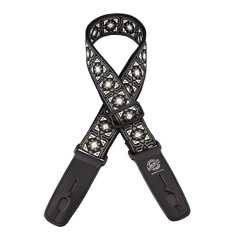 Lock-It LIS 066-SO Retro Vintage Woven 2" Guitar Strap image 1