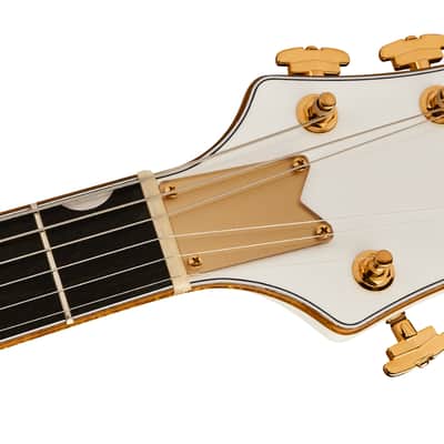 Gretsch Synchromatic Falcon Hollow Body Single-Cut with Bigsby Ebony Fingerboard - Snowcrest White image 5