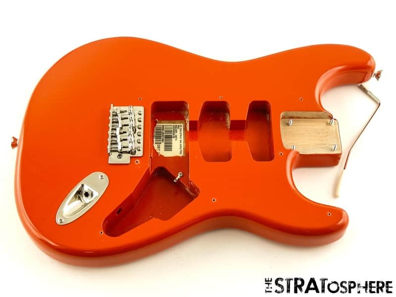 Fender Squier Classic Vibe 50s Strat BODY +HARDWARE Stratocaster Fiesta Red. image 1