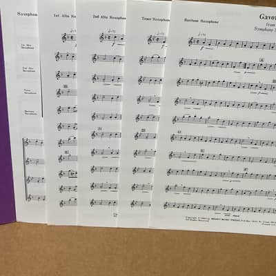 William Boyce Gavotte Saxophone Quartet SQ02 image 2