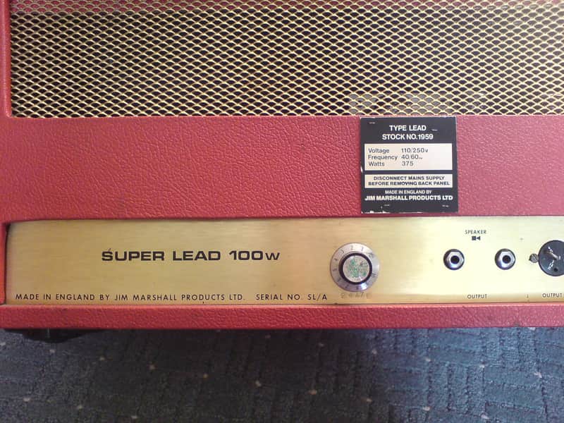 Marshall 1959 1973 - Red image 1