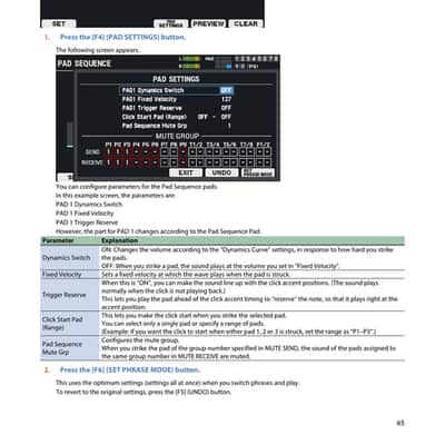 Roland SPD-SX Pro — 4 in 1 Owners Manual Guide Guide — 228 Pages — USA Made image 9