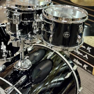 GRETSCH RN2-E8246-PB RENOWN 4 PIECE SHELL PACK 22B-10-12-16F PIANO BLACK - FLOOR MODEL image 4