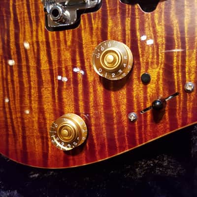 2010 Suhr Custom Modern Guthrie Govan Signature Flame Maple Top Electric Guitar image 6