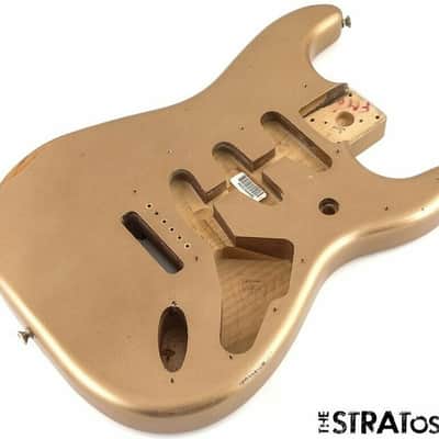 Fender Vintera Road Worn 60s Stratocaster Strat BODY, 1960s Firemist Gold image 2