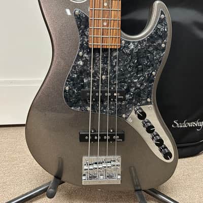Sadowsky MetroExpress Vintage J/J 4 String Bass w/Morado Fingerboard - Silver Metallic image 2