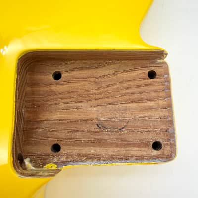 Immagine Hoodoo Telecaster Thinline Body ASH Graffiti Yellow Light htb6559 - 9