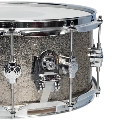 Used DW Performance 6.5x14 Maple Snare Drum Titanium Sparkle FinishPly image 3