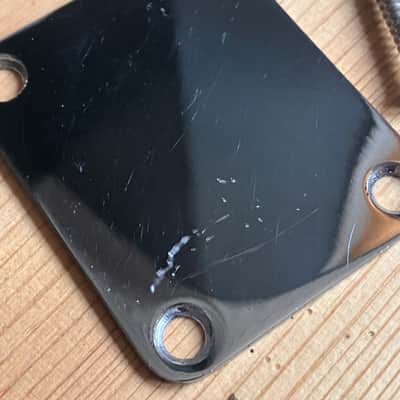 Fender Jazz Bass Guitar Neck Plate 1992 Mexico Mexican MIM image 2