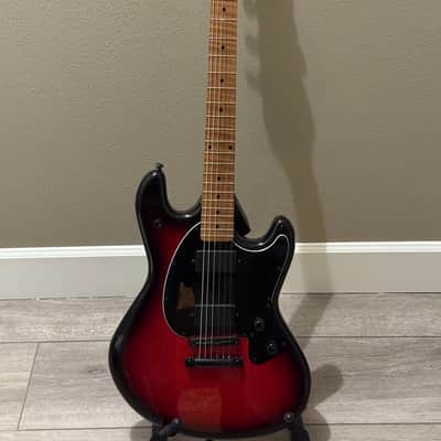 Ernie Ball Music Man StingRay HT with Maple Fretboard 2022 - 2024 - Raspberry Burst image 1