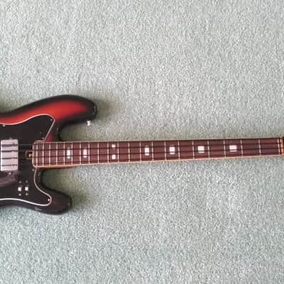 Univox Deluxe Two-Pickup Bass 1971-1975 teisco / kawai mij image 2