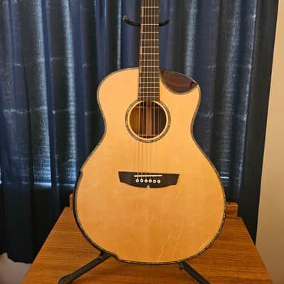 Black Finger Chinese Solid Wood Acoustic Grand Auditorium 2023 - Gloss image 1