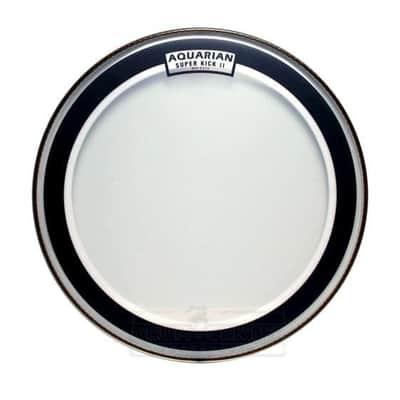 Aquarian Super Kick II Clear Bass Drumhead 20"