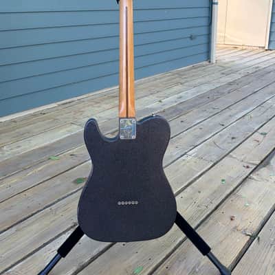 5.88 lbs Fender Brad Paisley Road Worn Telecaster w/ Lollar Imperial Low-Wind Humbucker Upgraded Modifed SH 2025 - Present Black Sparkle Nitro image 4