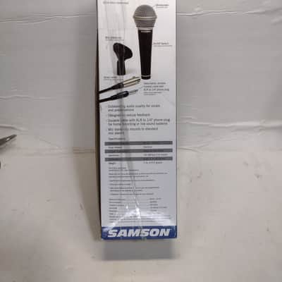 Samson R21S Cardioid Dynamic Vocal Microphone with Switch, Cable and Clip New/Open-Box image 3
