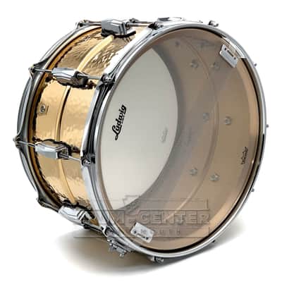 Ludwig LB508K Supraphonic Bronze Snare Drum 14x8 Hammered image 3