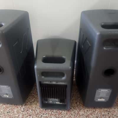 Kustom Profile System One KPS PM100T Powered PA Mixer Speakers Carrying Case image 5