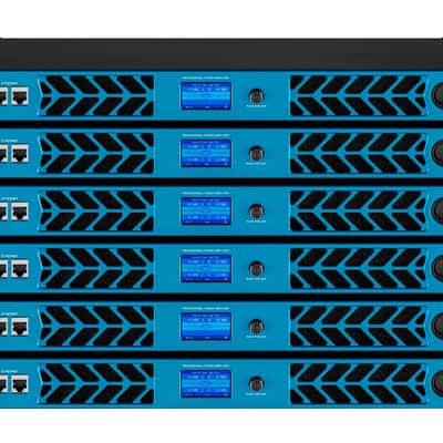 CVR Audio DSP-2002 BLUE Professional Power Amplifier 2000 Watts 2-ch 8-Ohms image 1