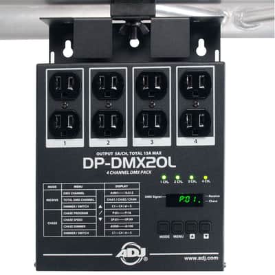 4-Channel DMX Dimmer/Switch Pack with 16 Built-In Chases imagen 4