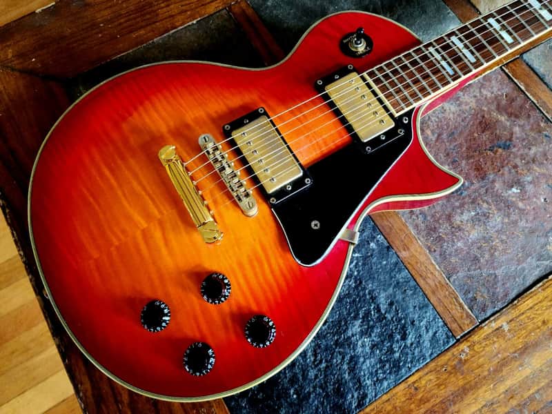 Jay Turser single-cut Les Paul  2010s - orange burst image 1