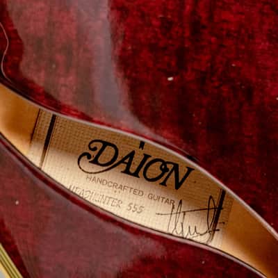 Daion Headhunter HH-555 Burgundy 1983? w/ Hardshell Case image 18