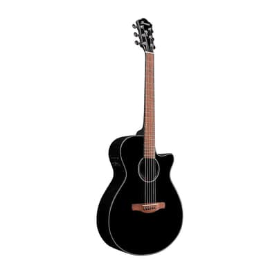 Ibanez AEG50 Acoustic Electric Guitar, Walnut Fretboard, Black High Gloss image 3
