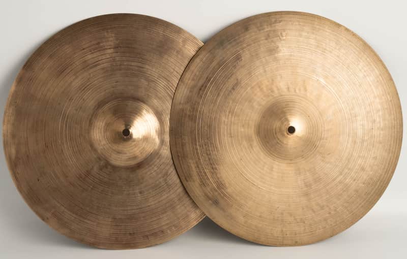 Zildjian 1959-66' K Zildjian Istanbul 14" HiHats Intermediate Stamp 671g/702g image 1