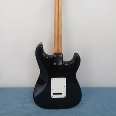Fender Squire Squier Series 1996 Black Standard Stratocaster MIM Electric Guitar Left Hand Lefty Black image 5
