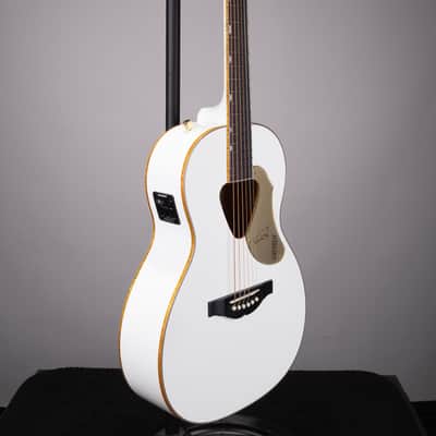 Gretsch G5021WPE Rancher Penguin Parlor Acoustic-Electric Guitar - White image 3