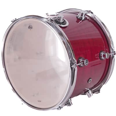 DW Design Series 12" x 9" Rack Tom – Cherry Stain Gloss – With Mount – Excellent image 4