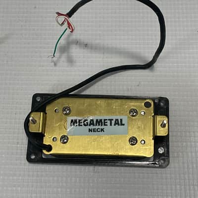 2000's GuitarHeads Megametal Dual Blade Neck Humbucker Guitar Pickup w/ Ring 10k image 4