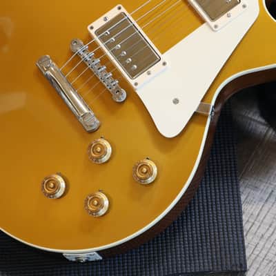 2016 Gibson Custom Shop Les Paul 1957 Reissue Electric Guitar Gold Top + COA OHSC image 7
