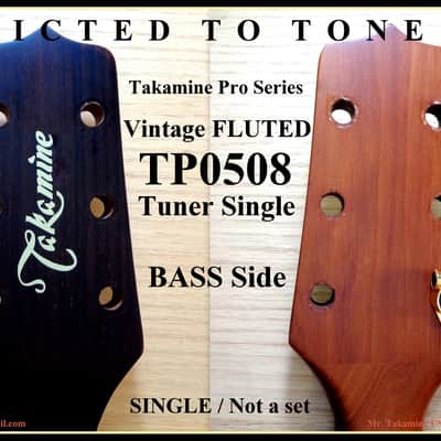 Takamine Pro Series Vintage FLUTED TP0508 Tuner SINGLE Not a set / BASS Side / 6 String image 10