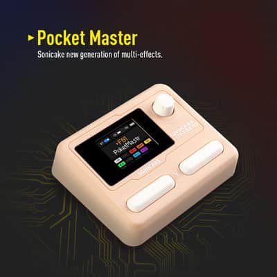 SONICAKE Pocket Master-Portable Multi Effects Pedal, 100+ Built-in Guitar/Bass/Acoustic Effects - Pink (Price includes the import duty to US buyer) image 2