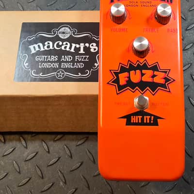 Sola Sound MKIV Tone Bender Fuzz - Trade Show Special 2024 - Orange STC Transistors *DAM* David Main Macari's image 8