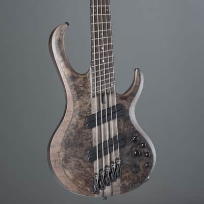 Ibanez Bass Workshop BTB805MS-TGF Transparent Gray Flat - 5-String Electric Bass image 6