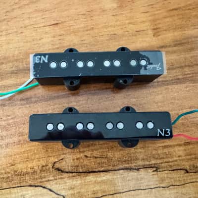 Fender N3 Noiseless Jazz Bass Pickup Set 2010s - Black 099-3117-000 image 2