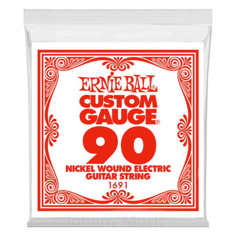 .090 Custom Gauge Electric Guitar Single String Nickel Plated Wound On Tin Plated Steel Hex Core image 1
