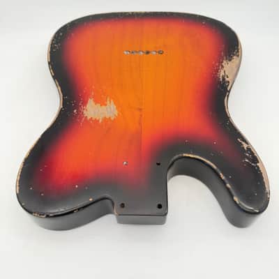 MJT Telecaster Body Alder Relic Nitro 3TS Light mjt6670 image 7