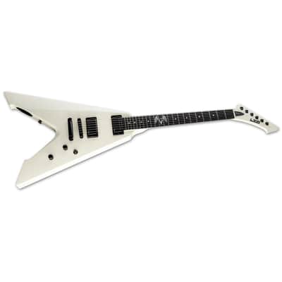 ESP LTD James Hetfield Signature Vulture Guitar w/ EMG Pickups and Hardshell Case - Olympic White image 4