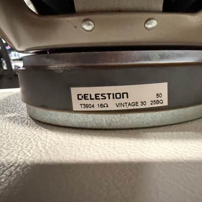 Pair of Celestion T3904 Vintage 30 12" 60W 16 Ohm Speaker 2010s - Black image 4