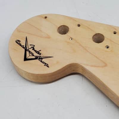 Fender Strat Waterslide Guitar Headstock Decals with Custom Shop Logo (Set of 2) image 4