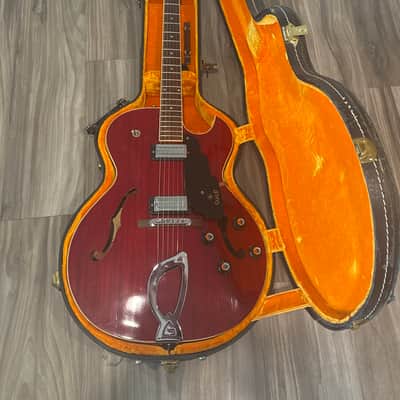 Guild T-100D Slim Jim with Humbuckers 1965 - 1973 - Blonde image 1
