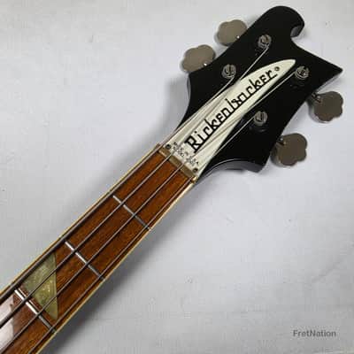 Rickenbacker 4001 JetGlo 4-String Bass 10.20lbs 1976 Hipshot #PI-6183 Pre-Owned image 12